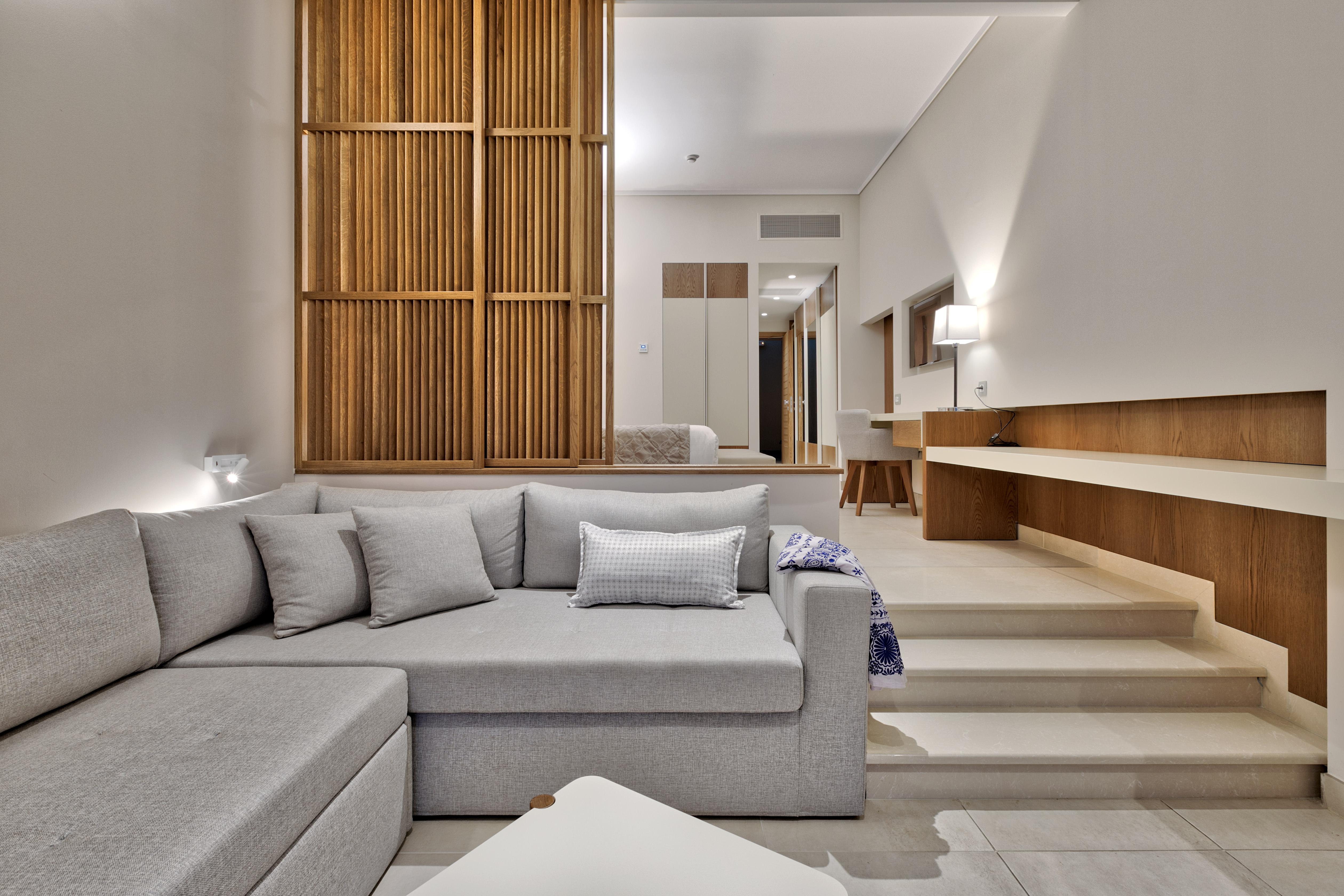 Miraggio Thermal Spa Resort Paliouri Dış mekan fotoğraf Interior of a suite at the hotel