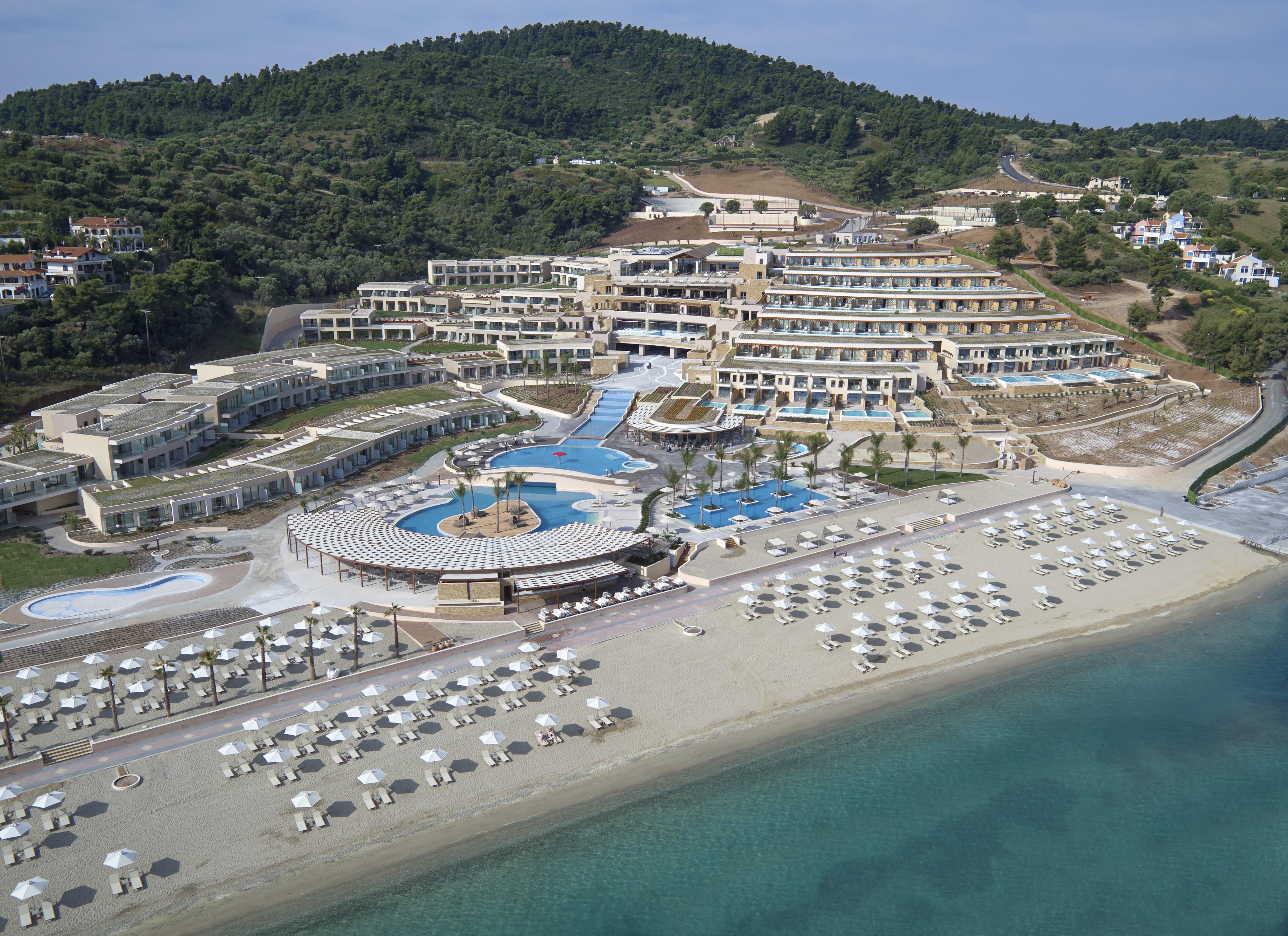 Miraggio Thermal Spa Resort Paliouri Dış mekan fotoğraf The resort of Porto Caras
