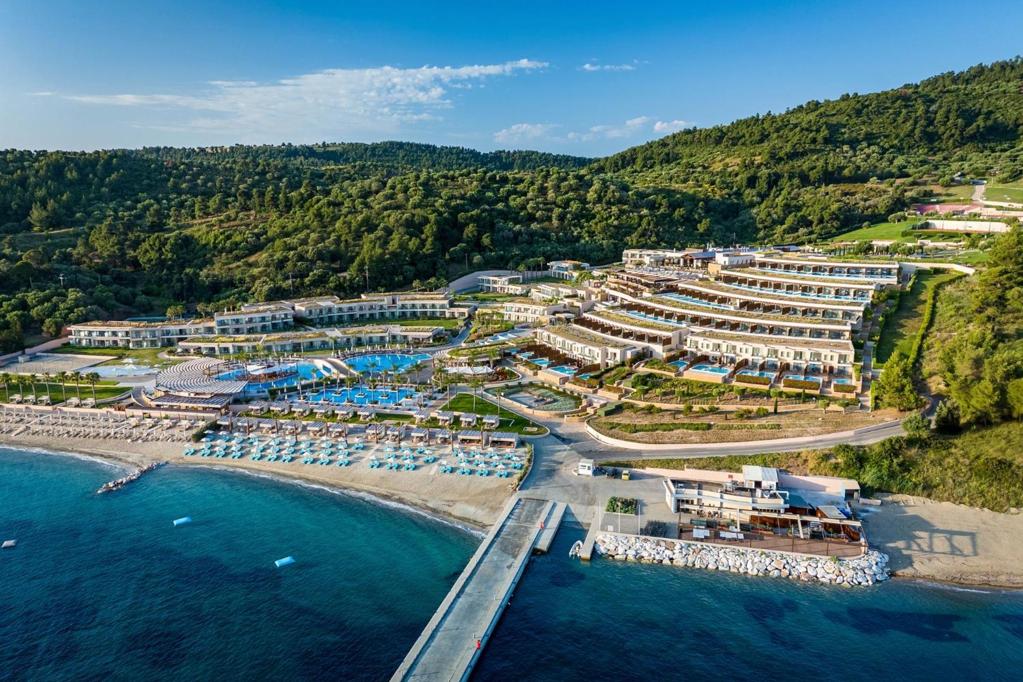 Miraggio Thermal Spa Resort Paliouri Dış mekan fotoğraf The resort of Porto Katsifi